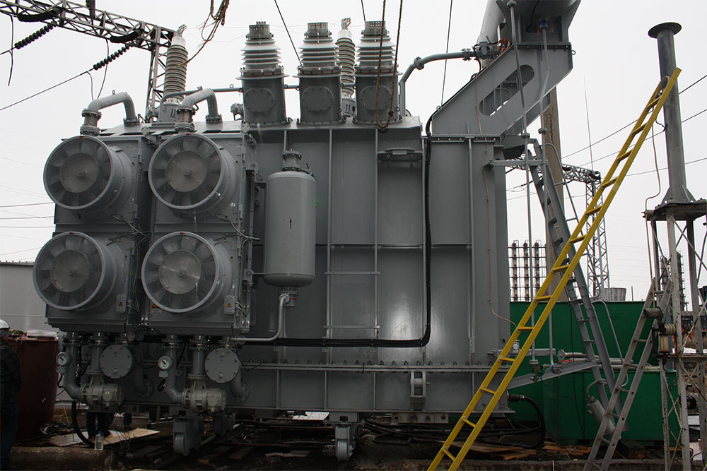Замена трансформатора 160 МВА ТЭЦ