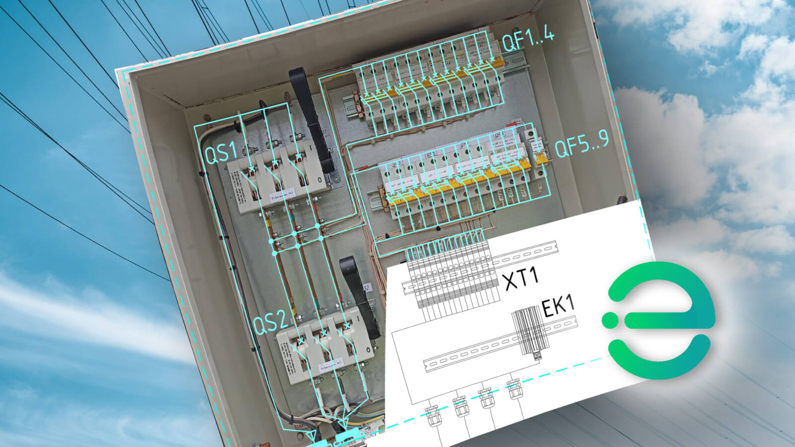 Электрическая схема шкафа